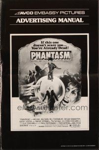 8m630 PHANTASM pressbook '79 if this one doesn't scare you, you're already dead!