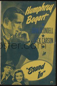 8m707 STAND-IN pressbook R48 Leslie Howard & Joan Blondell, plus Humphrey Bogart!
