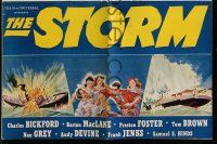 8m711 STORM pressbook '38 Charles Bickford, Barton MacLane & Preston Foster at sea in foul weather!