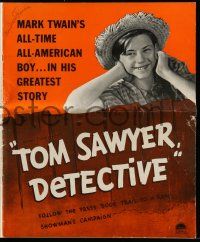 8m748 TOM SAWYER DETECTIVE pressbook '38 Mark Twain's all-American boy in his greatest story!