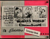 8m784 WOMAN'S WORLD pressbook '59 Allyson, Webb, Heflin, Lauren Bacall, MacMurray, Dahl