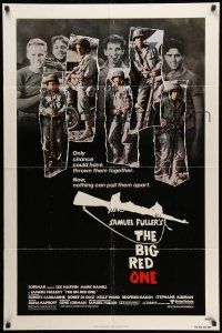 8p083 BIG RED ONE 1sh '80 directed by Samuel Fuller, Lee Marvin, Mark Hamill in WWII!