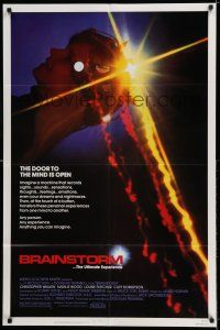 8p121 BRAINSTORM 1sh '83 door to the mind is open, the ultimate experience, image of Natalie Wood