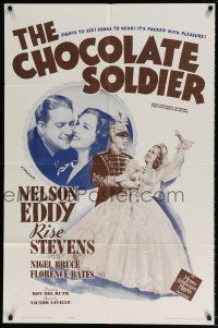 8p169 CHOCOLATE SOLDIER 1sh R62 Nelson Eddy, Rise Stevens, Nigel Bruce!