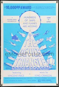 8p231 DEVIL'S TRIANGLE 1sh '70 hundreds of ships and planes are missing in the Bermuda Triangle!