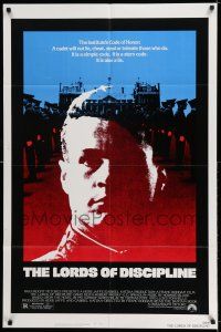 8p599 LORDS OF DISCIPLINE 1sh '83 David Keith will not lie, cheat, steal or tolerate those who do!