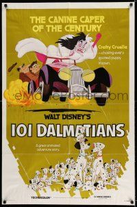 8p709 ONE HUNDRED & ONE DALMATIANS 1sh R79 most classic Walt Disney canine family cartoon!