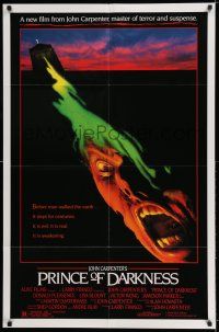 8p743 PRINCE OF DARKNESS 1sh '87 John Carpenter, it is evil and it is real, cool image!