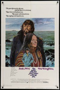 8p793 SAILOR WHO FELL FROM GRACE WITH THE SEA style A 1sh '76 art of Kristofferson & Sarah Miles!
