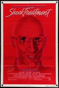 8p816 SHOCK TREATMENT 1sh '81 Rocky Horror follow-up, great artwork of demented doctor!