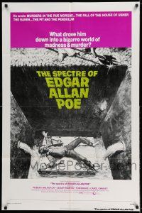 8p851 SPECTRE OF EDGAR ALLAN POE 1sh '74 what drove him to a bizarre world of madness & murder?