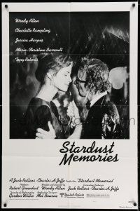 8p866 STARDUST MEMORIES style C 1sh '80 directed by Woody Allen, romantic close-up with Rampling!