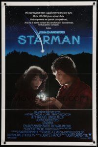 8p868 STARMAN int'l 1sh '84 alien Jeff Bridges & Karen Allen, directed by John Carpenter!