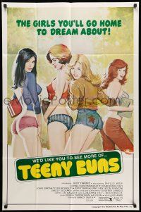 8p901 TEENY BUNS 1sh '77 sexy art of the girls you'll go home to dream about!
