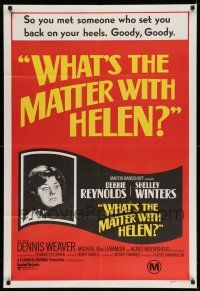 8r385 WHAT'S THE MATTER WITH HELEN Aust 1sh '71 Debbie Reynolds, Shelley Winters, wild image!