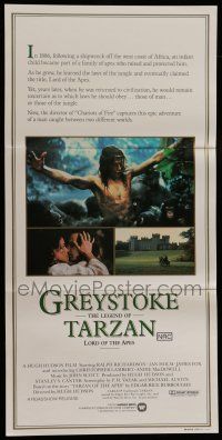 8r776 GREYSTOKE Aust daybill '84 Christopher Lambert as Tarzan, Andie MacDowell!
