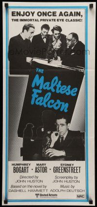 8r838 MALTESE FALCON Aust daybill R80s Humphrey Bogart, Peter Lorre, directed by John Huston!