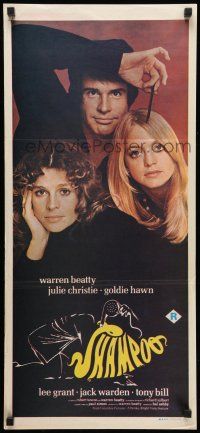 8r919 SHAMPOO Aust daybill '75 hairdresser Warren Beatty, Julie Christie, Goldie Hawn!
