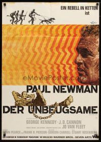 8r541 COOL HAND LUKE German '67 great different art of Paul Newman by Rolf Goetze!
