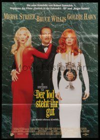 8r545 DEATH BECOMES HER German '92 Meryl Streep, Bruce Willis, Goldie Hawn, Isabella Rossellini
