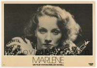 8r140 MARLENE German LC '84 Maximilian Schell's Dietrich biography, great close up!