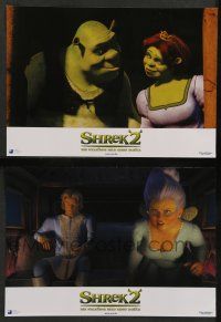 8r134 SHREK 2 2 German LCs '04 Mike Myers, Cameron Diaz, computer animated fairy tale characters!