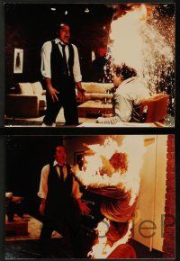 8r040 SCANNERS 21 color Dutch 8x11 stills '81 Cronenberg, Michael Ironside, w/best fire scenes!
