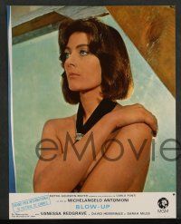 8r292 BLOW-UP 6 French LCs R70s Michelangelo Antonioni directed, David Hemmings, Vanessa Redgrave!