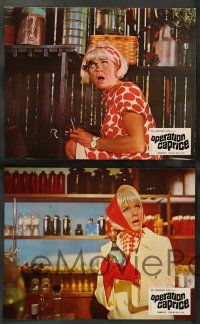 8r146 CAPRICE 18 French LCs '67 great images of pretty Doris Day, Richard Harris, spy comedy!