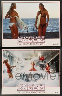 8r236 CHARLIE'S ANGELS FULL THROTTLE 8 French LCs '03 sexy Cameron Diaz, Drew Barrymore & Lucy Liu