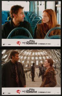 8r297 CHILDREN OF MEN 6 French LCs '06 images of Clive Owen, Julianne Moore, Michael Caine!