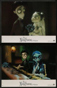8r240 CORPSE BRIDE 8 French LCs '05 Tim Burton stop-motion animated horror musical, great images!