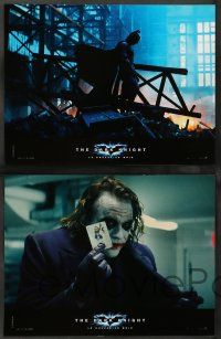 8r241 DARK KNIGHT 8 French LCs '08 images of Christian Bale as Batman, Heath Ledger as the Joker!