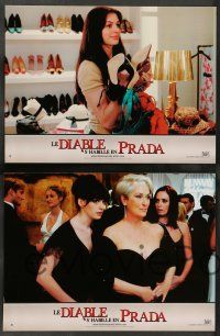 8r301 DEVIL WEARS PRADA 6 French LCs '06 images of Meryl Streep & Anne Hathaway, fashion comedy!