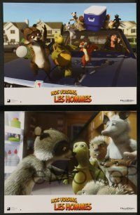 8r261 OVER THE HEDGE 8 French LCs '06 cool DreamWorks animal cartoon adventure comedy!