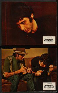 8r209 PANIC IN NEEDLE PARK 9 French LCs '71 Al Pacino & Kitty Winn are heroin addicts in love!