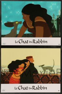 8r321 RABBI'S CAT 6 French LCs '11 Antoine Delesvaux & Joann Sfar directed animated adventure!
