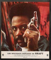 8r212 SHAFT'S BIG SCORE 9 style A French LCs '73 images of mean Richard Roundtree blasting bad guys