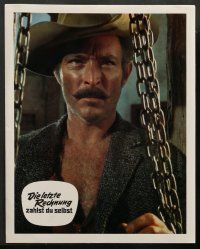 8r089 BEYOND THE LAW 24 German LCs '67 cool images of cowboy Lee Van Cleef, spaghetti western!
