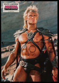 8r132 MASTERS OF THE UNIVERSE 3 German LCs '87 great images of Dolph Lundgren as He-Man!