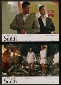 8r068 MR. & MRS. SMITH 8 Swiss LCs '05 married assassins Brad Pitt & sexy Angelina Jolie