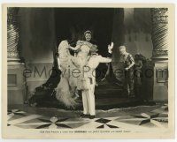 8s057 ADORABLE 8x10.25 still '33 Henry Garat holds pretty Janet Gaynor up in the air!