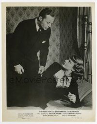 8s103 ARCH OF TRIUMPH 8x10.25 still '47 Charles Boyer looks down at Ingrid Bergman on bed!