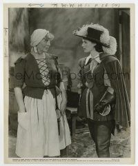 8s106 AT SWORD'S POINT 8.25x10 still '52 c/u of Maureen O'Hara in cool outfit with Blanche Yurka!