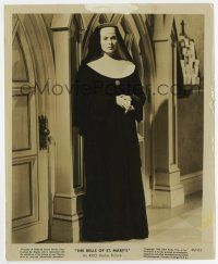 8s132 BELLS OF ST. MARY'S 8x10 still '46 full-length close up of nun Ingrid Bergman in church!