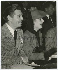 8s195 CLARK GABLE/CAROLE LOMBARD 6.25x7.75 news photo '39 dating until his divorce was finalized!
