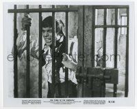 8s211 CURSE OF THE WEREWOLF 8x10 still '61 Hammer, great close up of Oliver Reed behind bars!