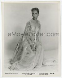 8s229 DEBORAH KERR 8x10.25 still '59 c/u in sexy low-cut negligee from Count Your Blessings!
