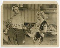 8s284 FREAKS 8x10.25 still '32 Tod Browning classic, Wallace Ford as clown with pretty Leila Hyams!