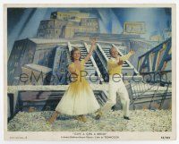 8s018 GIVE A GIRL A BREAK color 8x10 still '53 Debbie Reynolds & Bob Fosse dancing together!